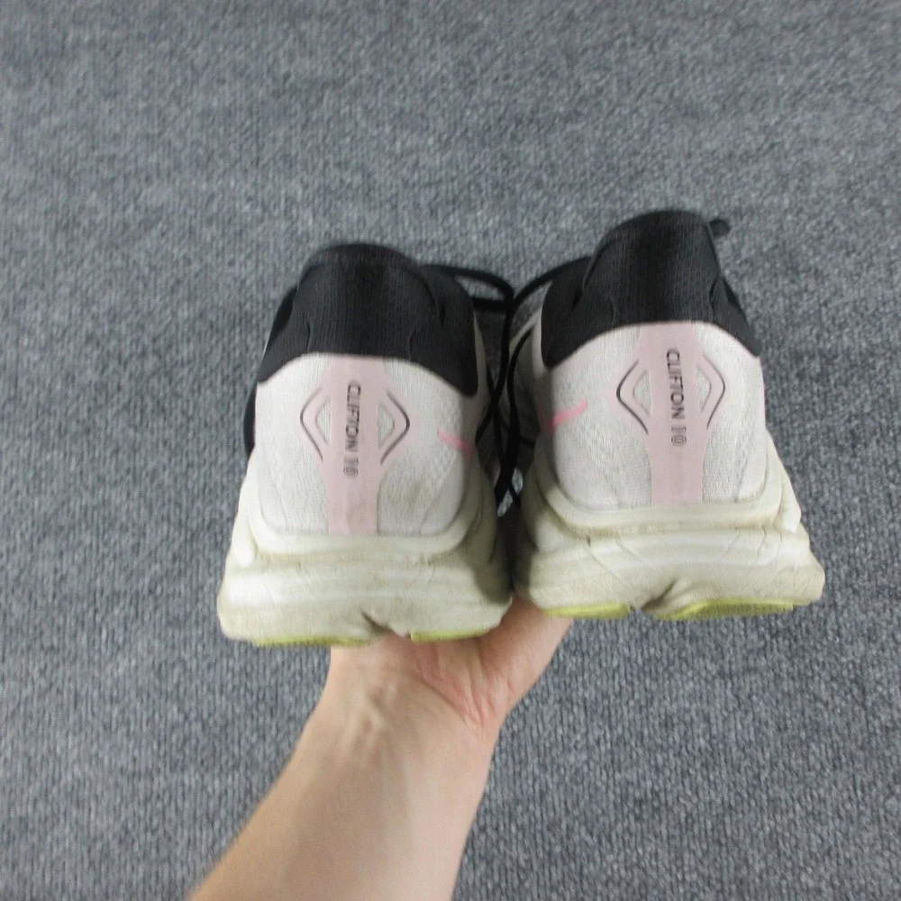 Hoka One One Clifton 10‎ Running Shoes Womens Size 10 Pink Mesh 1162031 CTNS